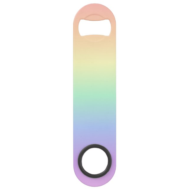 Colourful Rainbow Bar Key | Speed Bottle Opener (Front)
