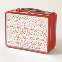Colourful Rainbow Bubble Gum Gumball Personalised
