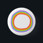 Colourful  Rainbow Circle CUSTOM 3 Cm Round Badge<br><div class="desc">Decorate your outfit with this cool art button. Makes a great  gift! You can customise it,  change colours,  fonts,  and add text too. Check my shop for lots more colours and patterns! Let me know if you'd like something custom too.</div>