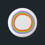 Colourful  Rainbow Circle CUSTOM 3 Cm Round Badge<br><div class="desc">Decorate your outfit with this cool art button. Makes a great  gift! You can customise it,  change colours,  fonts,  and add text too. Check my shop for lots more colours and patterns! Let me know if you'd like something custom too.</div>