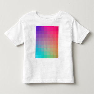 Colourful Rainbow Colours Gradient Design Toddler T-Shirt