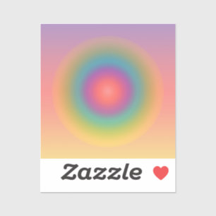 Colourful Rainbow Concentric Circle Space 