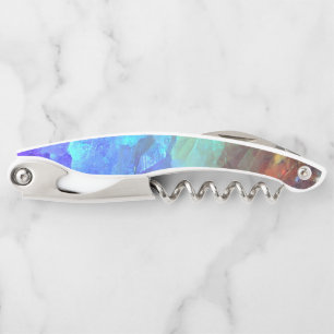 Colourful rainbow Crystal  Corkscrew