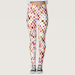 Colourful Rainbow Dots Leggings