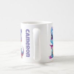 Colourful Rainbow Dragon Mug Party for Kids