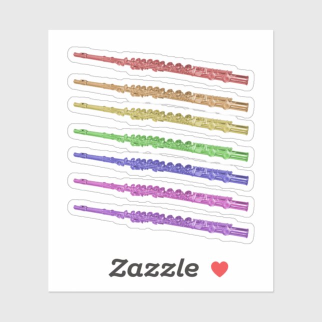 Colourful Rainbow Flutes (Sheet)