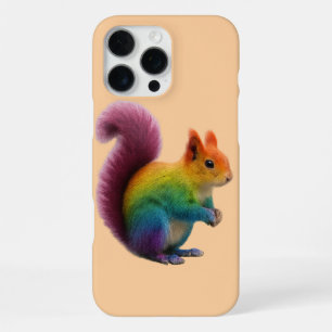  Colourful Rainbow Fur Squirrel Sticker  iPhone 16 Pro Max Case