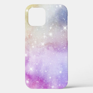 Colourful Rainbow Galaxy Pattern iPhone 12 Case
