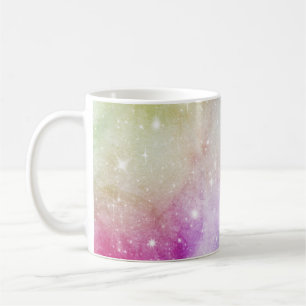 Colourful Rainbow Galaxy Pattern Coffee Mug