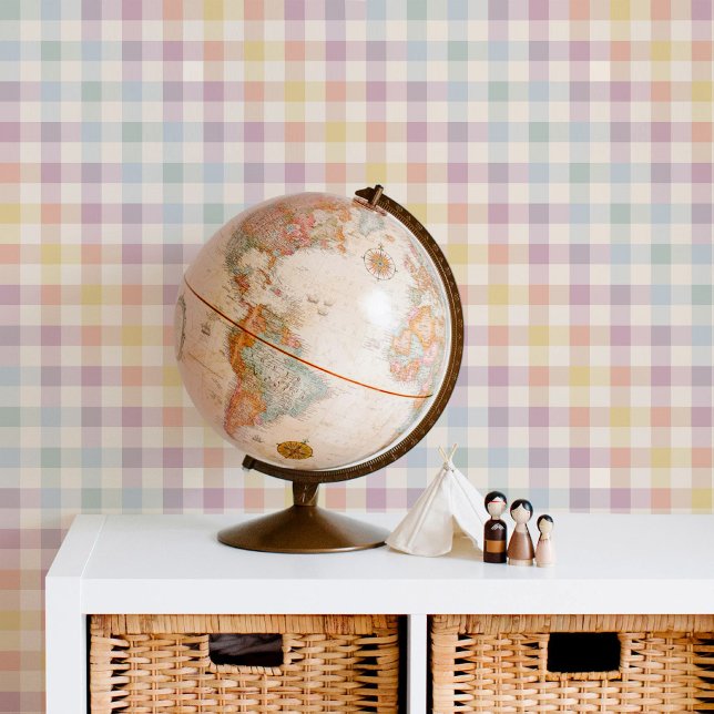 Colourful Rainbow Gingham Wallpaper  (Creator Uploaded)