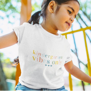 Colourful Rainbow Letters   1st Day of School Toddler T-Shirt