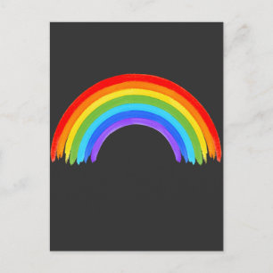 Colourful Rainbow LGBT Equal Rights Love Postcard