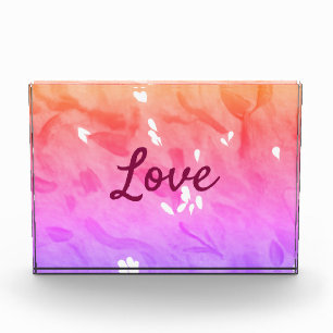 Colourful rainbow love pride lgbtq gay pattern tex photo block