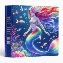 Colourful Rainbow Mermaid Fantasy