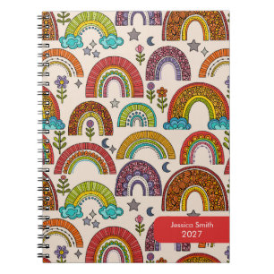 Colourful Rainbow Notebook