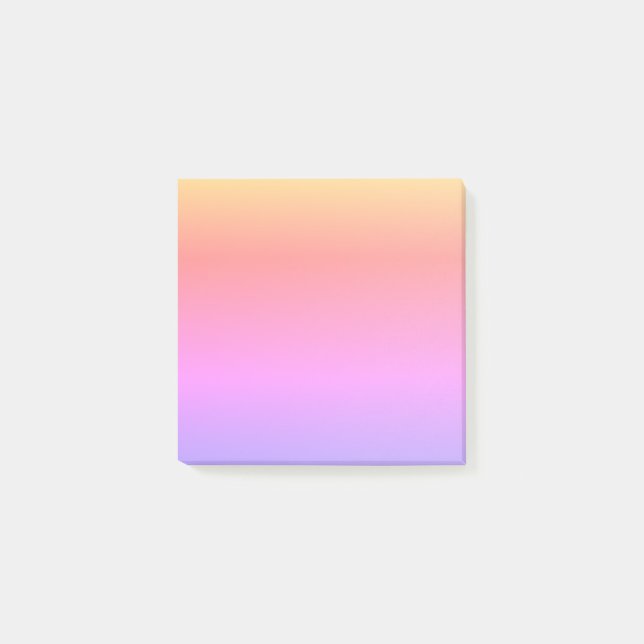 Colourful Rainbow Ombré 4Celeste Post-it Notes (Front)
