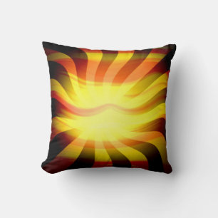Colourful Rainbow Paint Art Design Abstract Cushion