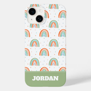 Colourful Rainbow Polka Dot Pattern Case-Mate iPhone 14 Case