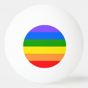 Colourful Rainbow Pride   Ping Pong Ball