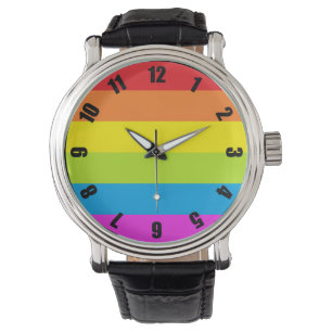 Colourful Rainbow Pride Watch