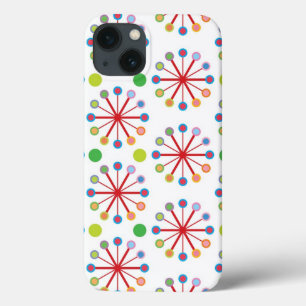 Colourful Rainbow Retro Dots Artistic Phone Casing iPhone 13 Case