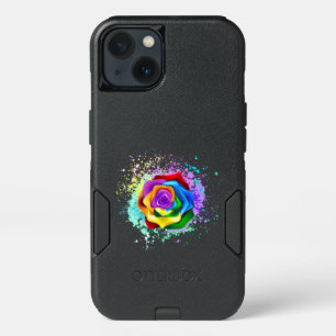 Colourful Rainbow Rose