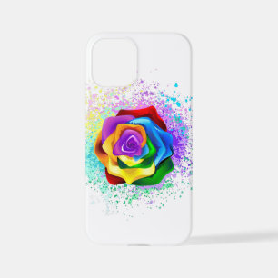 Colourful Rainbow Rose iPhone 12 Mini Case