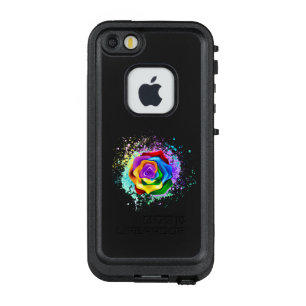 Colourful Rainbow Rose LifeProof FRÄ’ iPhone SE/5/5s Case