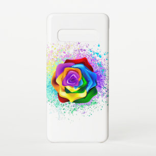 Colourful Rainbow Rose Samsung Galaxy Case