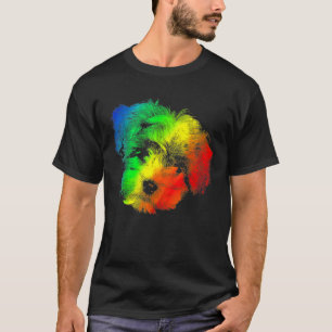 Colourful Rainbow  Shih Tzu T-Shirt