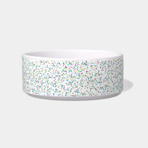 Colourful Rainbow Speckled Dots Bowl