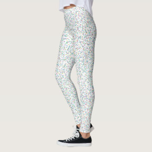 Colourful Rainbow Speckled Dots Leggings