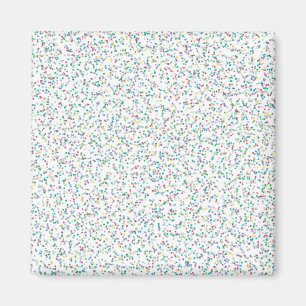 Colourful Rainbow Speckled Dots Magnet