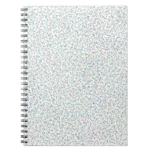Colourful Rainbow Speckled Dots Notebook