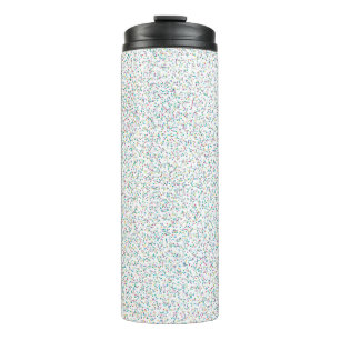 Colourful Rainbow Speckled Dots Thermal Tumbler