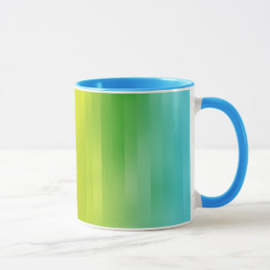 Colourful Rainbow Stripes Mug