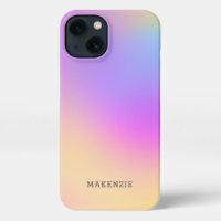 Colourful rainbow style abstract pattern iPhone ca