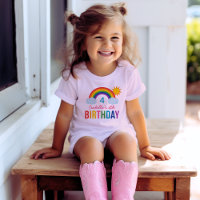 Colourful Rainbow Sunshine Birthday Kids