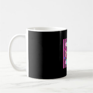 Colourful rainbow trout preppy summer lake life coffee mug