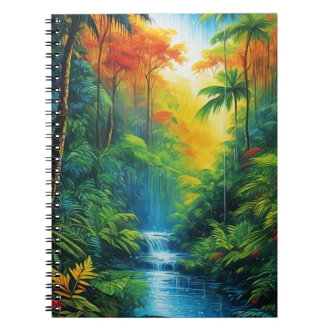 Colourful Rainforest Notebook (Front)