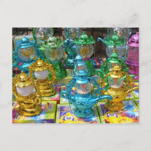 Colourful Ramadan Lantern Postcard
