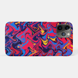 Colourful Random Waves Pattern iPhone 11 Pro Case