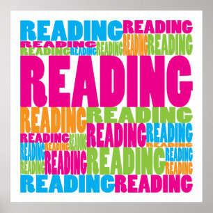 Colourful Reading Poster