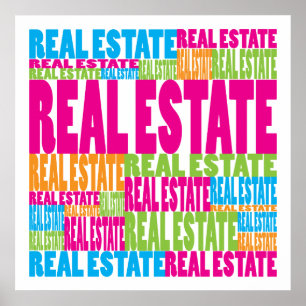 Colourful Real Estate Poster