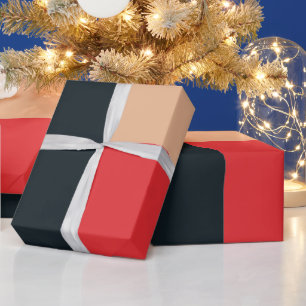 Colourful rectangle and squares pattern wrapping paper