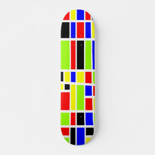 Colourful Rectangles 03 - Old School Skateboard