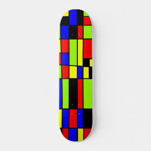 Colourful Rectangles 05 - Old School Skateboard