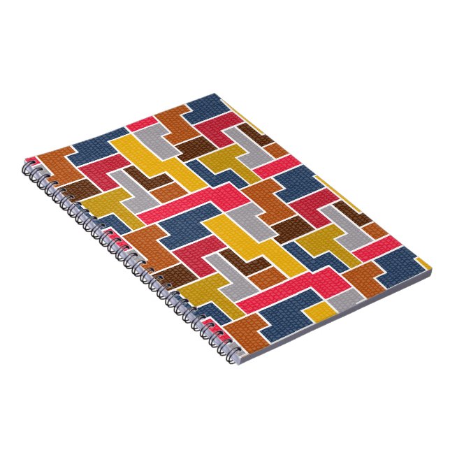colourful rectangles notebook (Right Side)