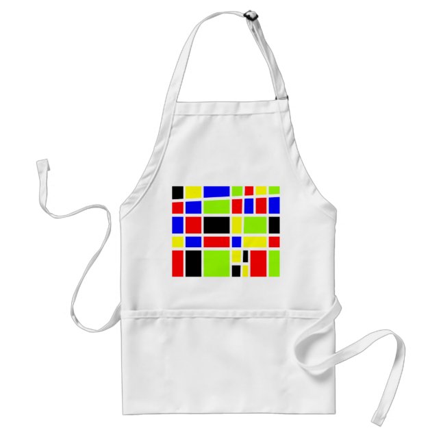 Colourful Rectangles Standard Apron (Front)