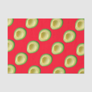 Colourful Red Avocados Green 4Rita Tissue Paper